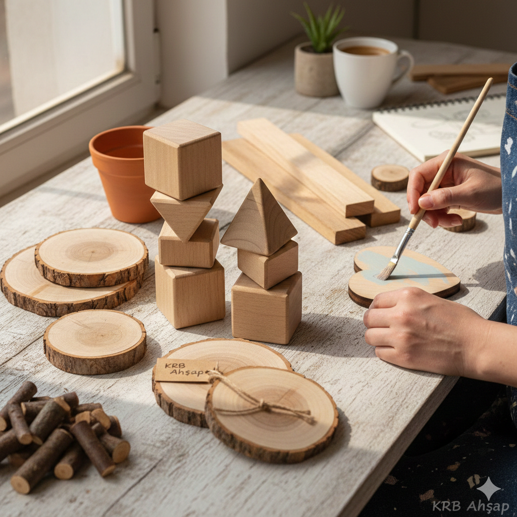 Odun Dilimlerinden Kare Bloklara: Mutlaka Denemeniz Gereken 5 Ahşap Hobi Fikri