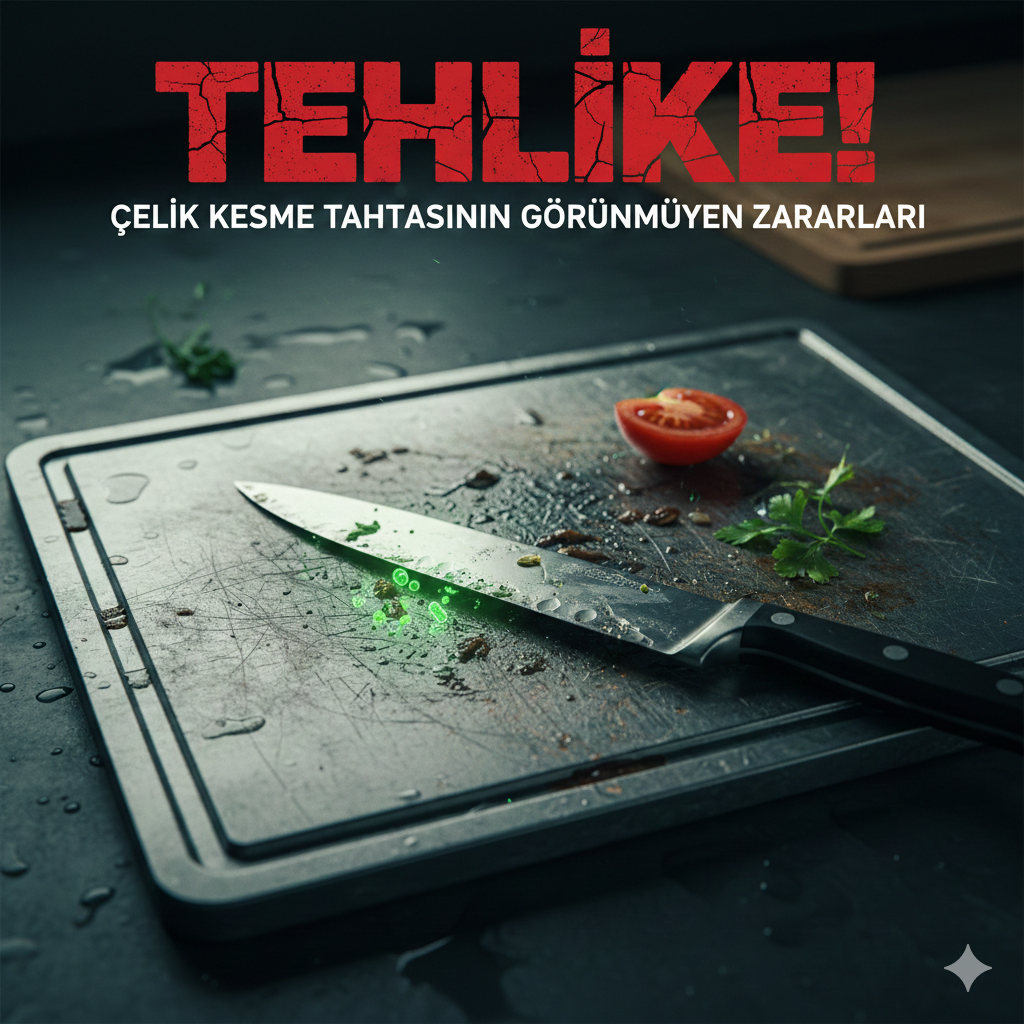 Paslanmaz Parlaklığın Ardındaki Tehlike: Çelik Kesme Tahtalarının Görünmeyen Zararları