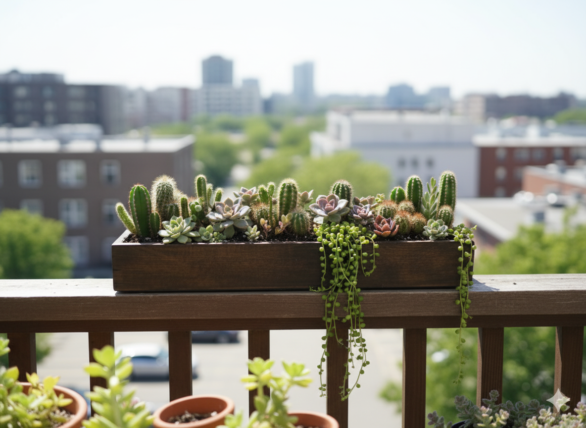 70 Cm Dekoratif Ahşap Saksı, Ahşap Çiçeklik, Kaktüs, Sukulent Ve Çiçekler İçin İnce Uzun Saksı