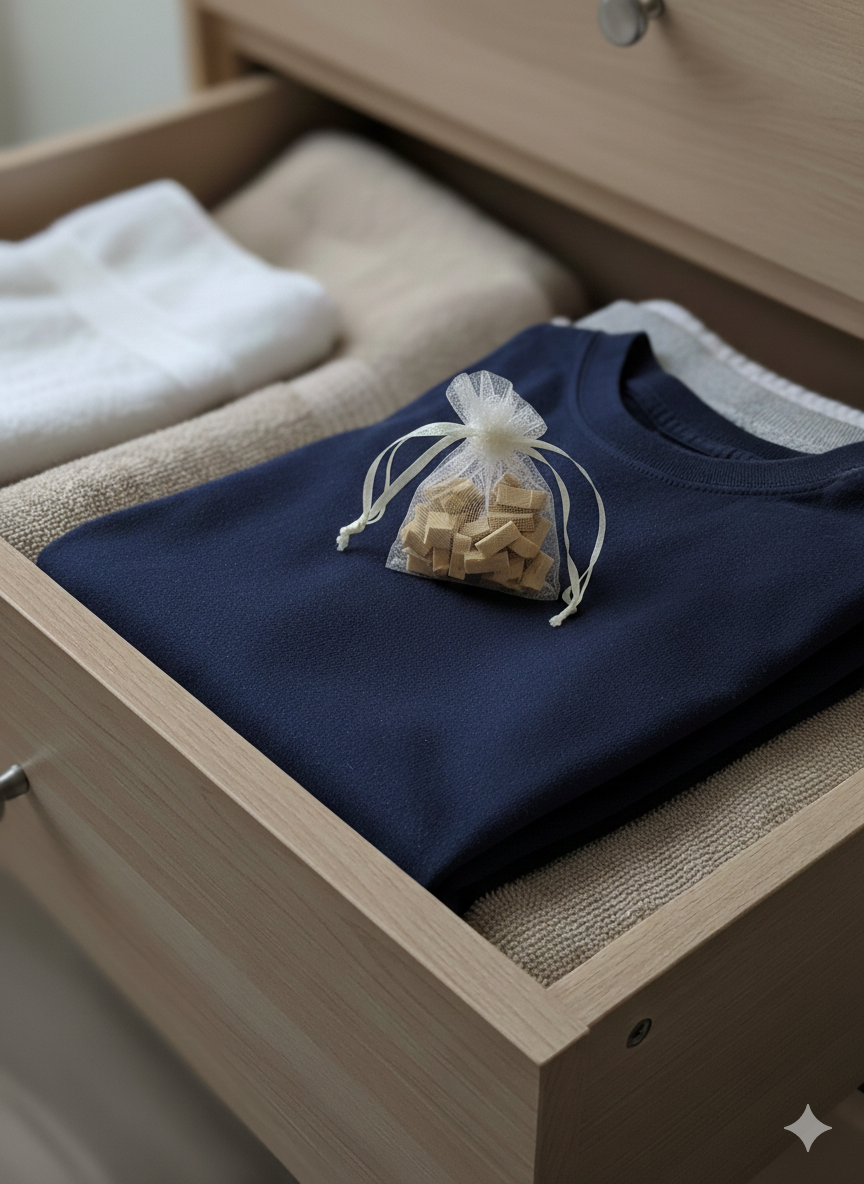 5 Adet Sedir Ağacı Güve Kovucu, Güve Önleyici, Doğal Güve İlacı, Granül Parçacıklı