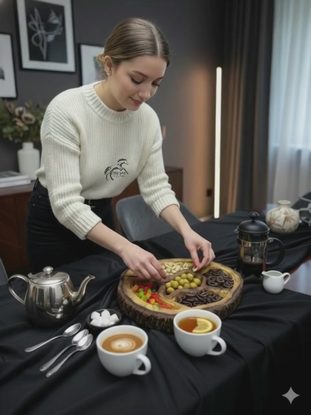 Özel Üretim El Yapımı Çerezlik Ceviz Ağacı Tek Parça