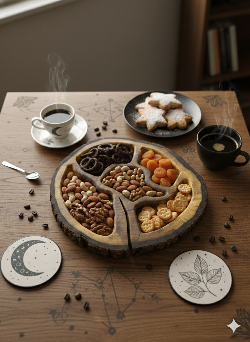 Özel Üretim El Yapımı Çerezlik Ceviz Ağacı Tek Parça