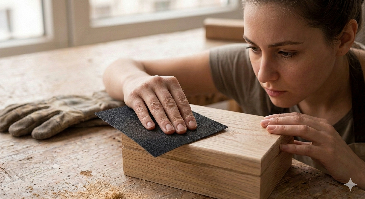 5 Adet Zımpara Kağıdı 120 Kum, Ahşap Zımparası, Yaprak Zımpara