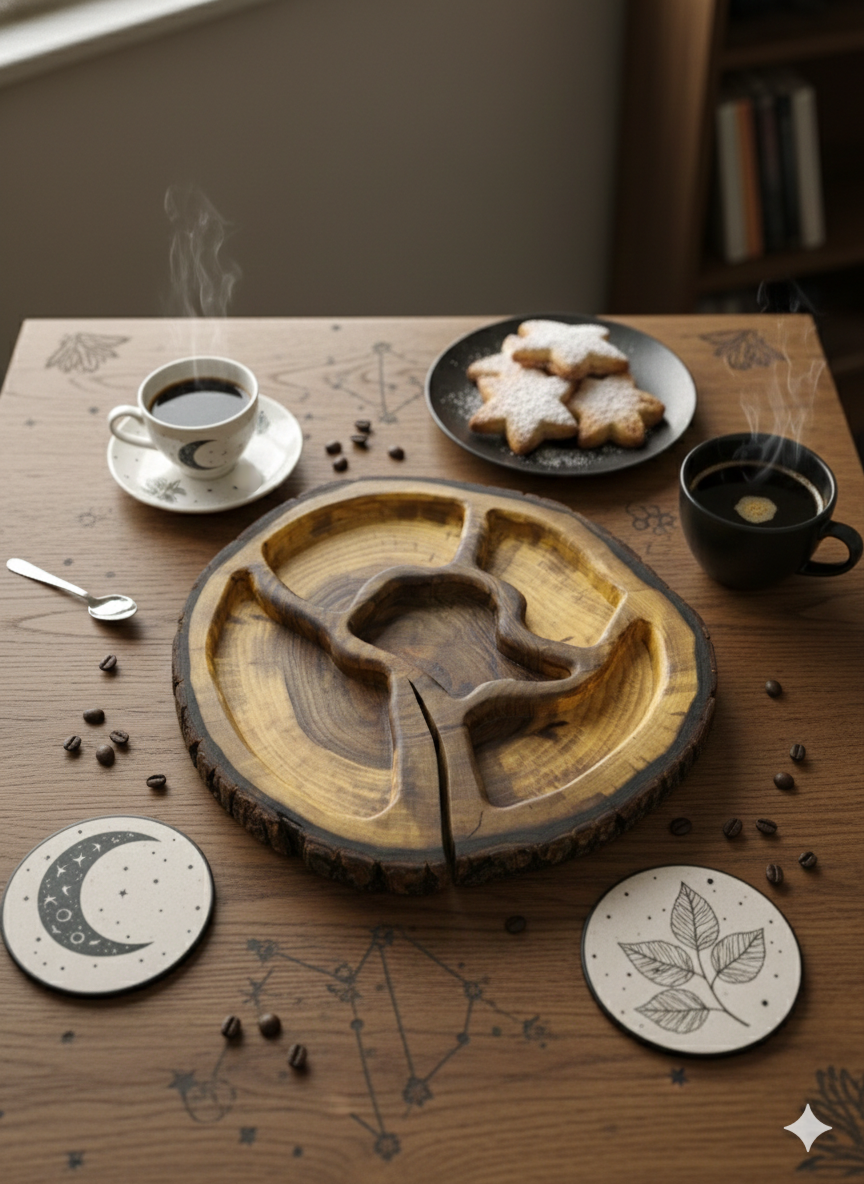 Özel Üretim El Yapımı Çerezlik Ceviz Ağacı Tek Parça