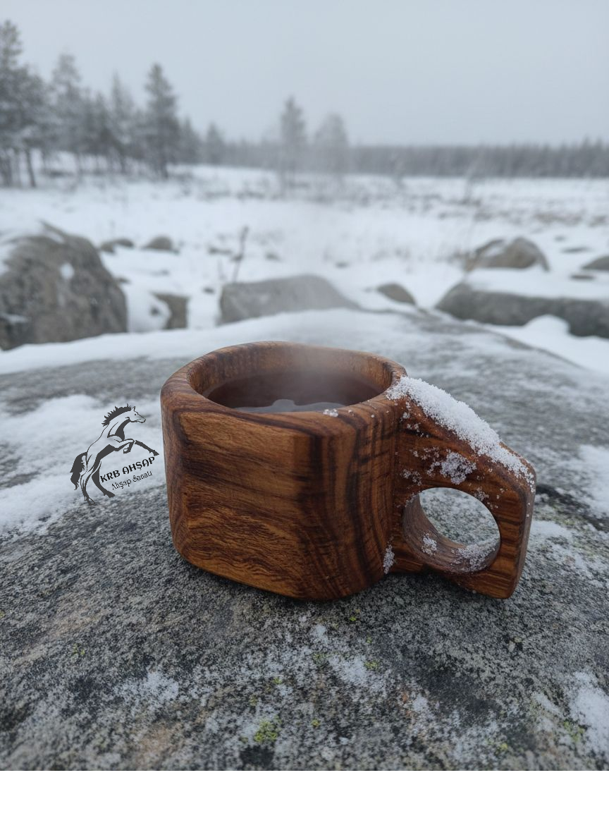 Ahşap Kuksa, Doğal El Yapımı Kuksa