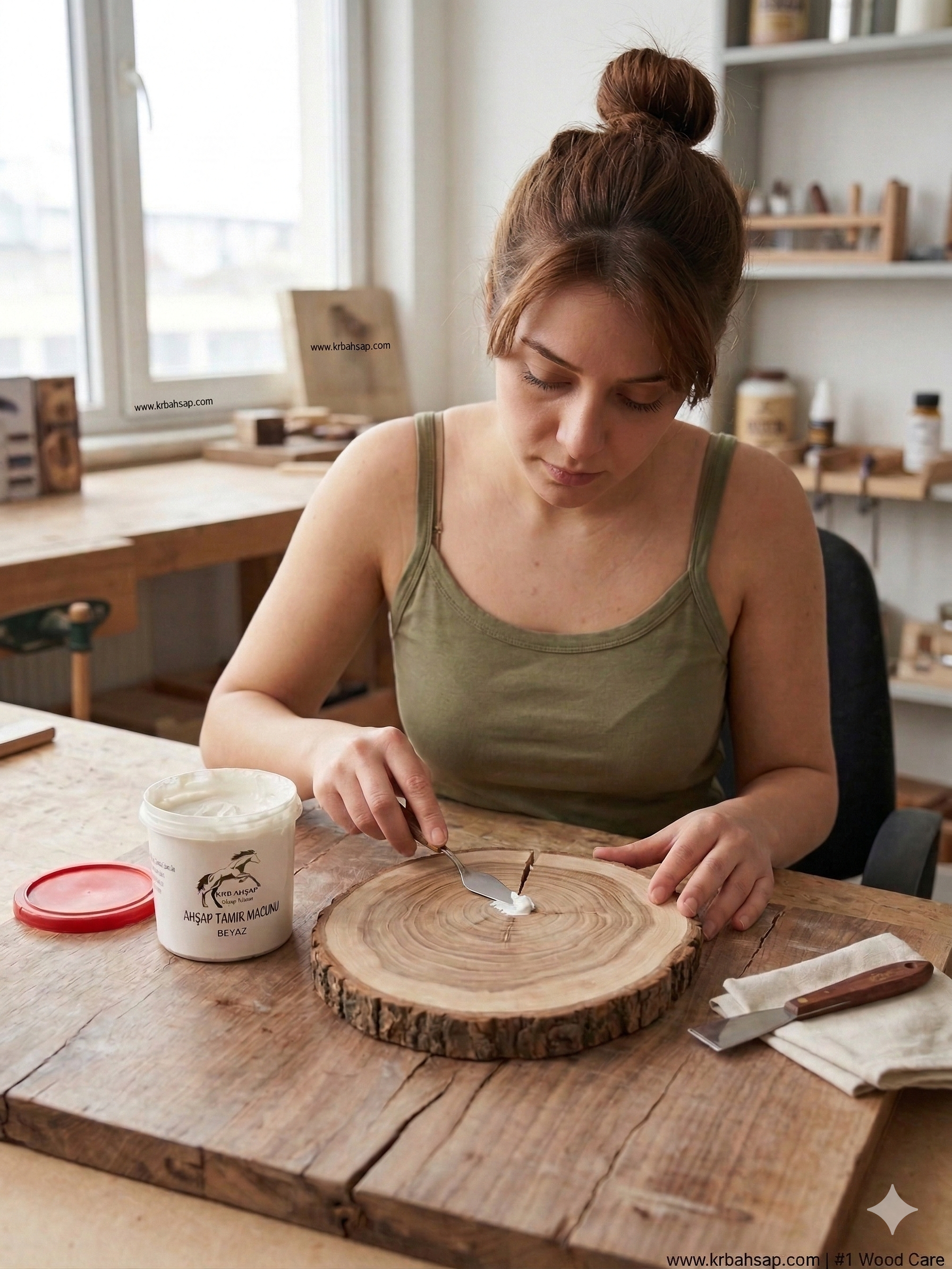 Ahşap Tamir Macunu, Çatlak Tamir Dolgusu Beyaz