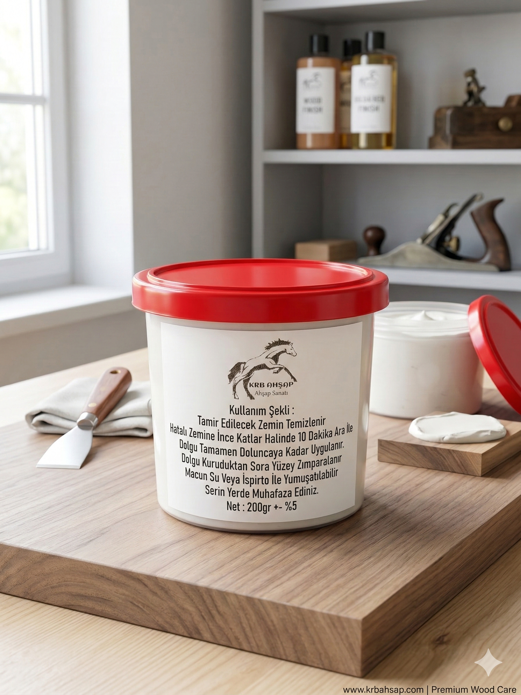 Ahşap Tamir Macunu, Çatlak Tamir Dolgusu Beyaz